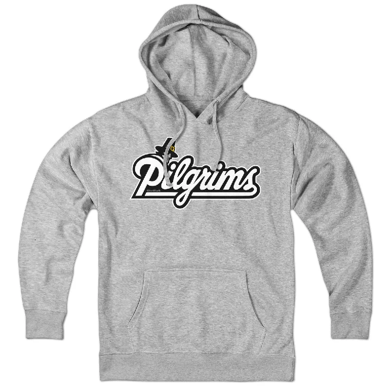 Custom Hoodie for Sports Teams-Pilgrims Logo Hoodie