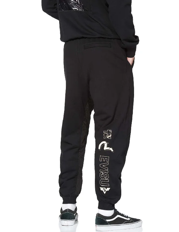 Lightweight Beach Pants for Vacation-Multi-branding Print Sweatpants