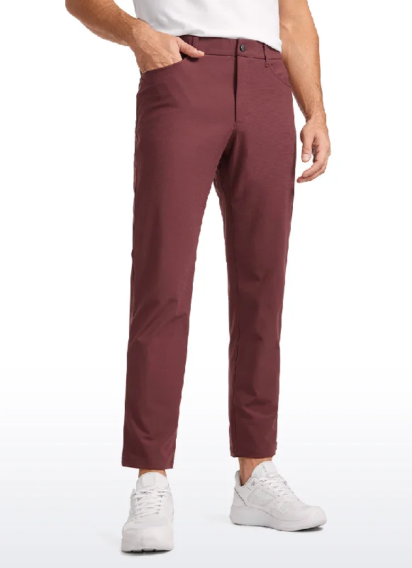 Trendy Cargo Pants for Adventure Lovers-All-day Comfy Slim-Fit Golf Pants 34'' - 5-pockets