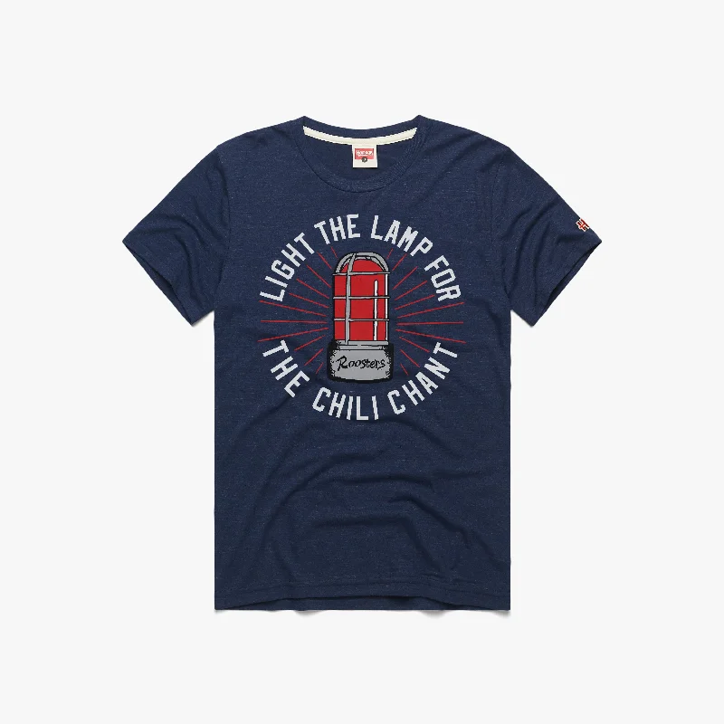 T-Shirt with Geometric Designs for Stylish Look-Light The Lamp For The Chili Chant