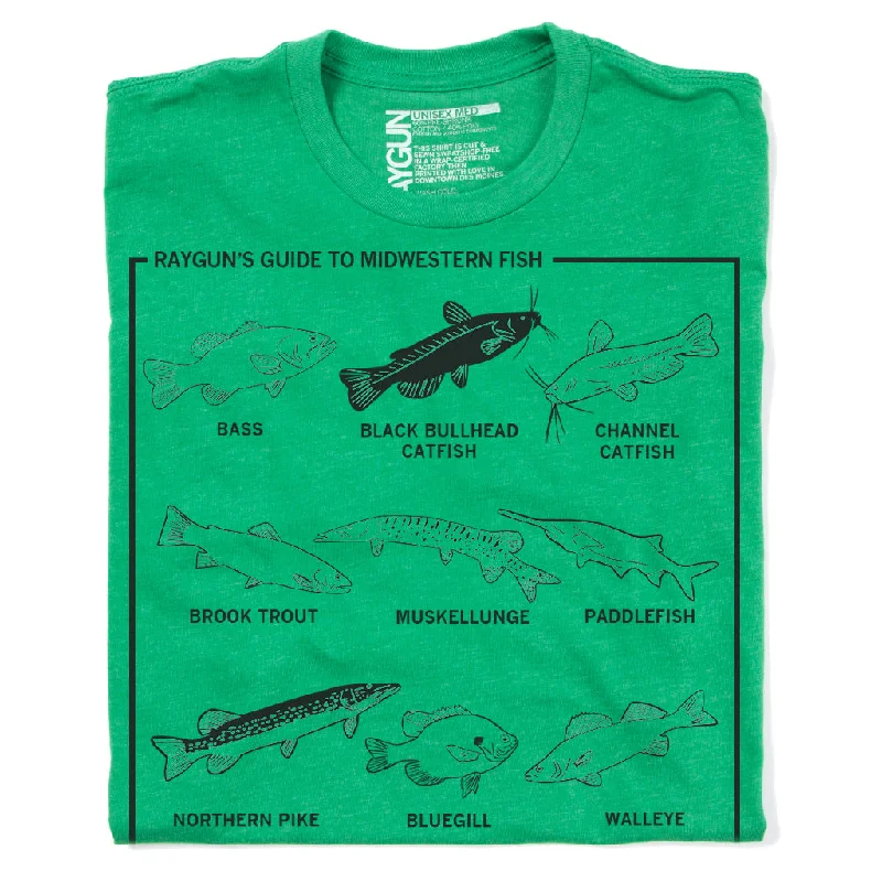 T-Shirt with Pocket for Added Functionality-Midwestern Fish