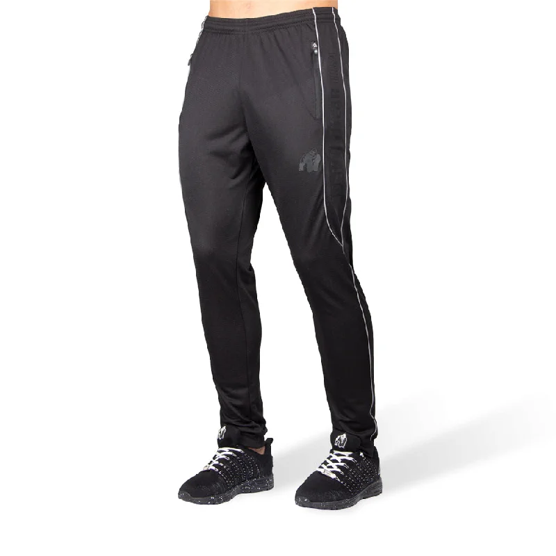 Sporty Compression Pants for Workouts-Branson Pants - Black/Gray