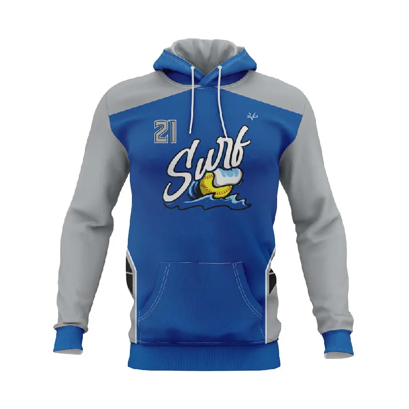 Casual Pullover Hoodies for Relaxed Looks-TOMS RIVER SURF TEAM Sublimated Heavyweight Hoodie