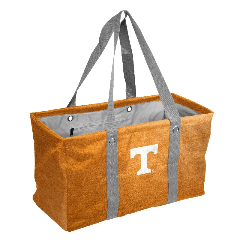 Trendy Bucket Hats for Summer Festivals-Tennessee Crosshatch Picnic Caddy