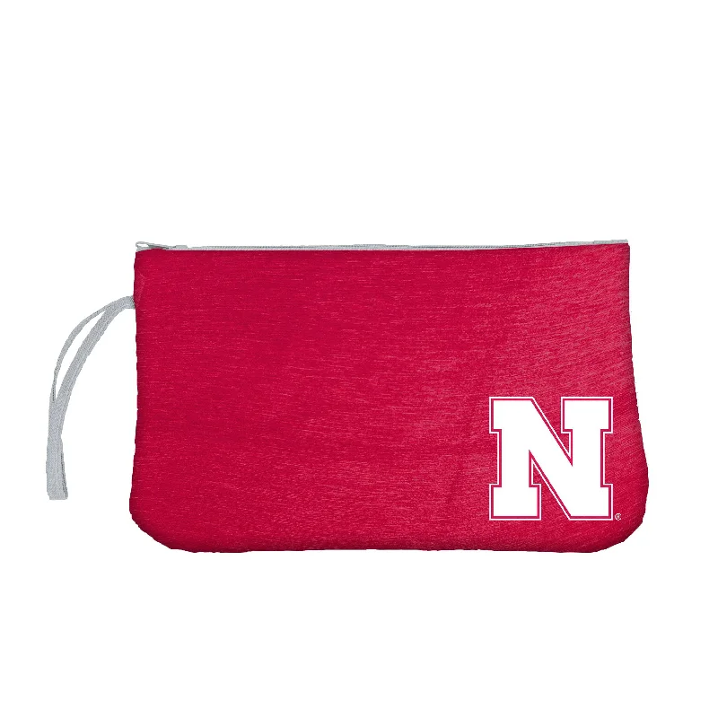 Outdoor Adventure Hats with UV Protection-Nebraska Crosshatch Wristlet