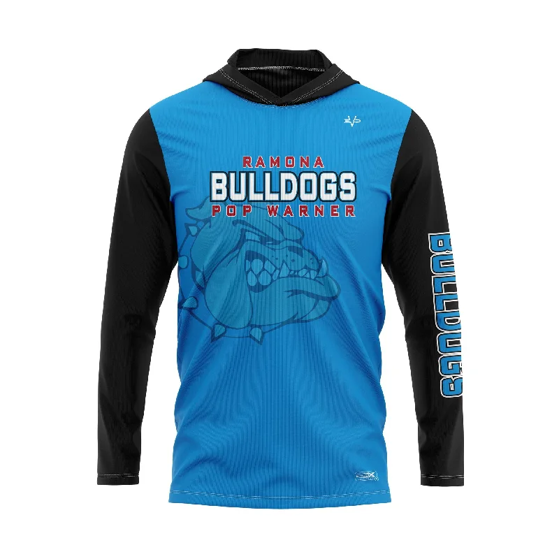 Quick-Drying Hoodies for Active Lifestyles-Ramona Bulldogs Sublimated Lightweight Hoodie