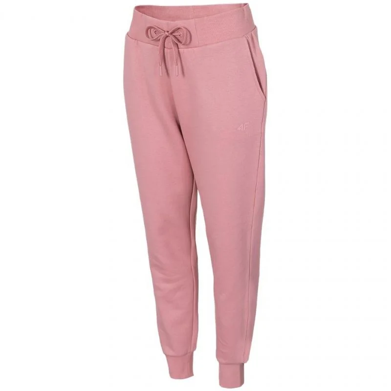 Trendy Wide-Legged Pants for Fashion Lovers-4F Womens Pants - Light Pink