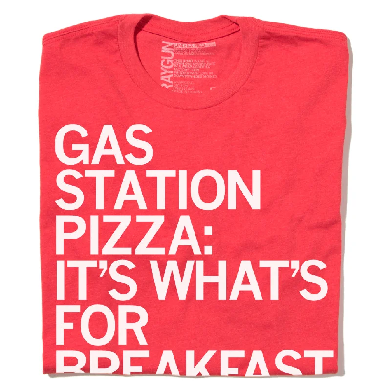 Athletic T-Shirt with Moisture-Wicking Fabric-Gas Station Pizza