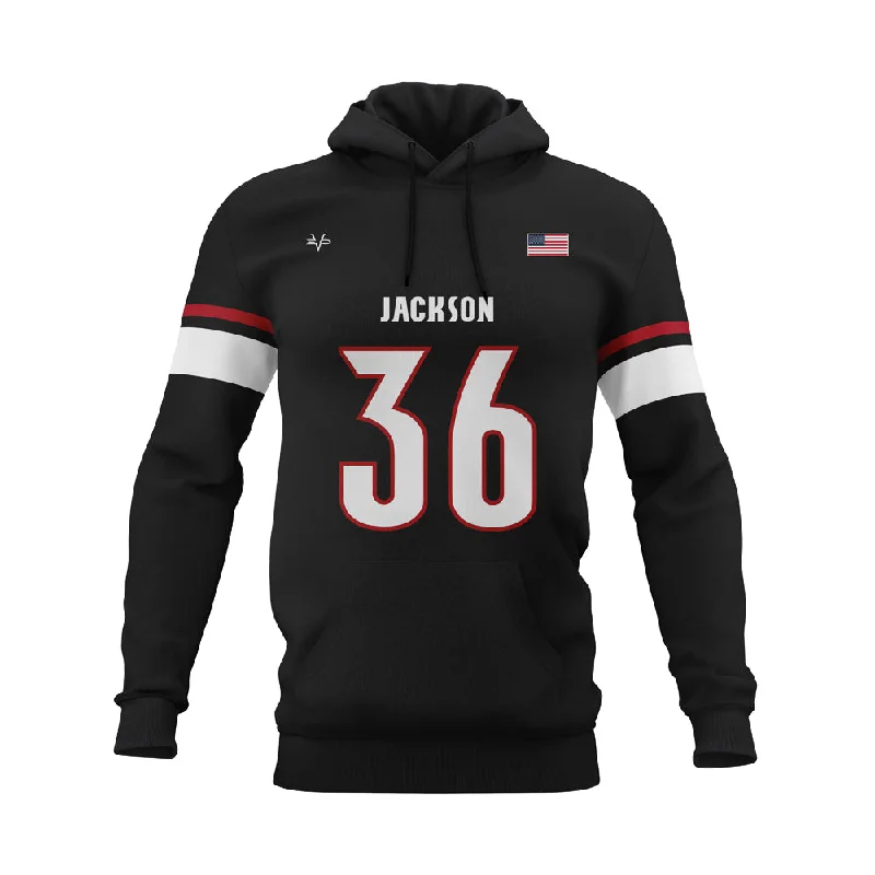 Custom Printed Hoodies for Special Occasions-Jackson Jaguars Kangaroo Hoodie FB