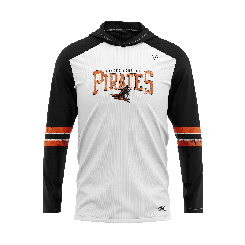 Casual Everyday Hoodies for Comfort-Oxford Webster Pirates Sublimated Lightweight Hoodie