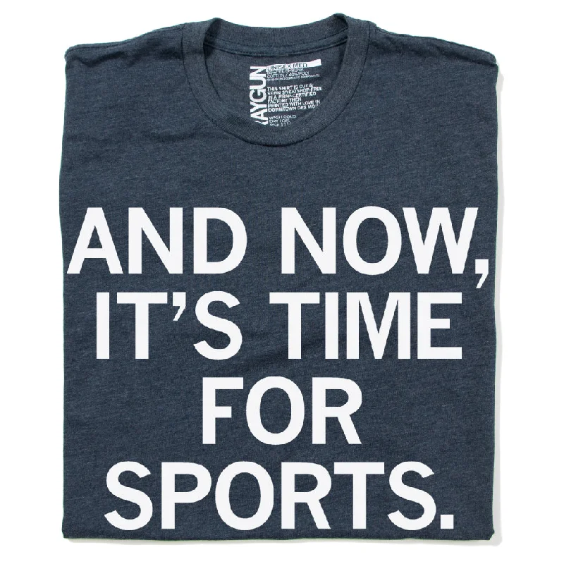 T-Shirt with Graphic Logo for Street Style-NPR: It's Time For Sports