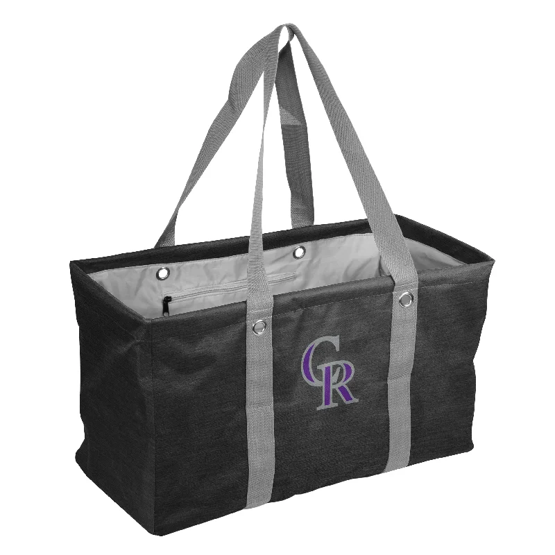 Colorful Sports Caps for Active Days-Colorado Rockies Crosshatch Picnic Caddy