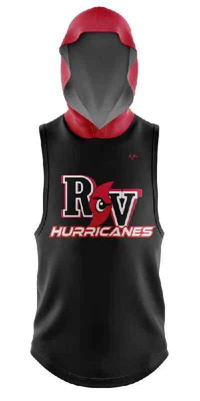 Trendy Hoodies for Fashionable Outfits-RV HURRICANES SLEEVELESS COMPRESSION HOODIE