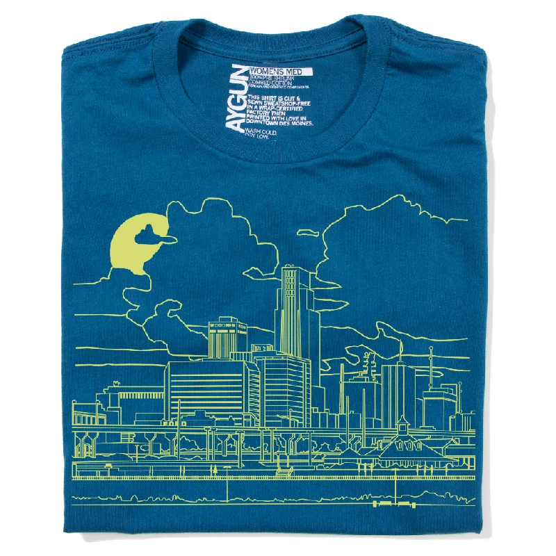 Custom T-Shirt for Teams-Omaha Skyline