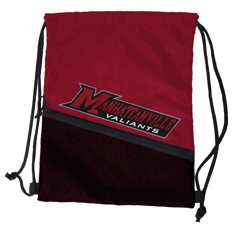 Trendy Snapbacks with Cool Graphics-Manhattanville College Tilt Backsack