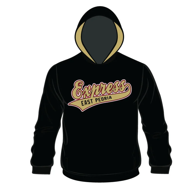 Hoodies with Cool Designs for Unique Style-Evo9x EAST PEORIA EXPRESS Full Dye Sublimated Hoodie