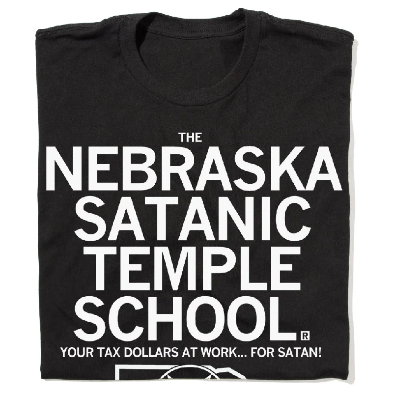 Retro T-Shirt for Vintage Fashion-Nebraska Satanic Temple School