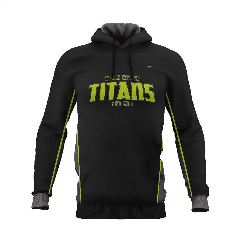 Soft Cotton Hoodies for All-Day Wear-Toms River Titans Black Hoodie