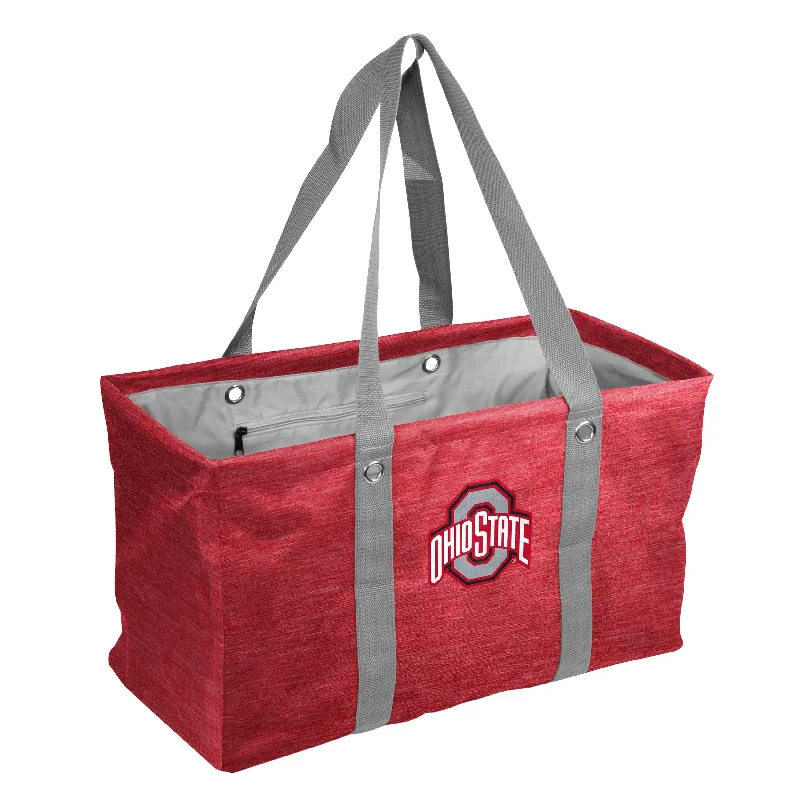 Retro Sports Caps for Vintage Fans-Ohio State Crosshatch Picnic Caddy