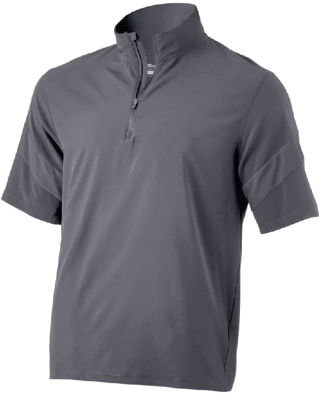 Premium Wool Jackets for Elegant Looks-Mizuno Short Sleeve Hitting Jacket - Quiet Shade