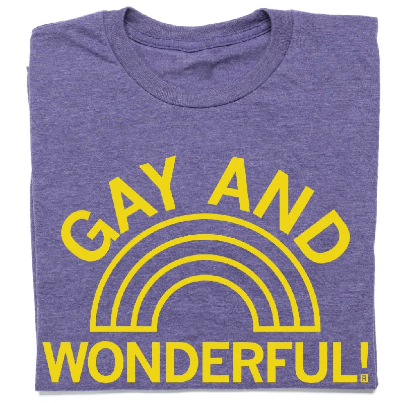 Color-Blocked T-Shirt for Stylish Contrast-Gay And Wonderful