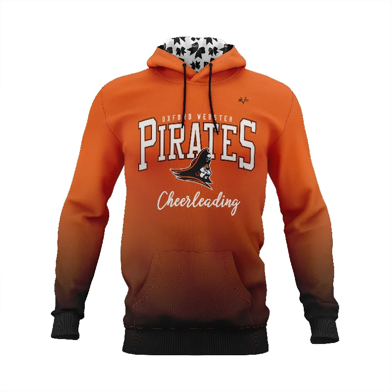 Eco-Friendly Hoodies Made from Organic Materials-Oxford Webster Pirates Cheer Hoodie