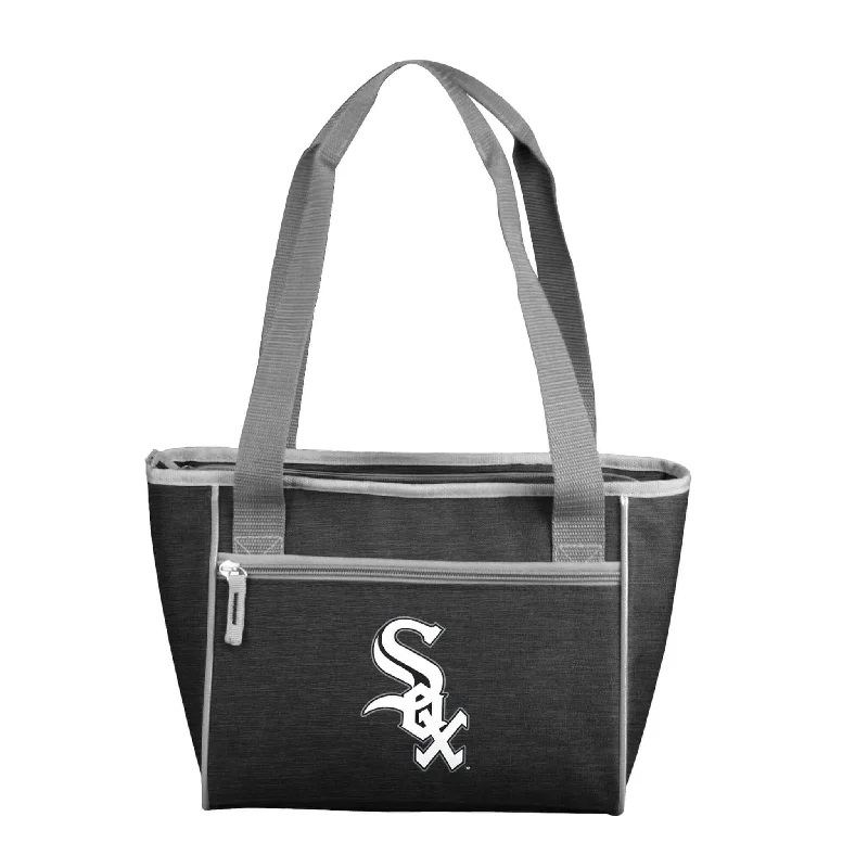 Adjustable Fitted Hats for Comfort-Chicago White Sox Crosshatch 16 Can Cooler Tote