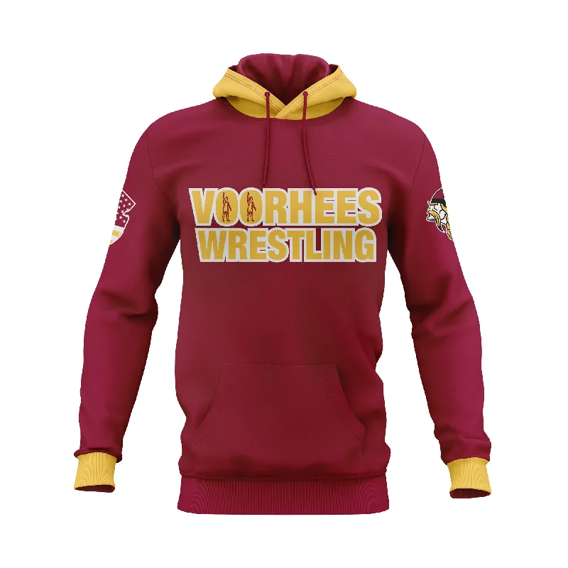 Graphic Hoodie Sweatshirts for Bold Fashion-VOORHEES WRESTLING Sublimated Hoodie