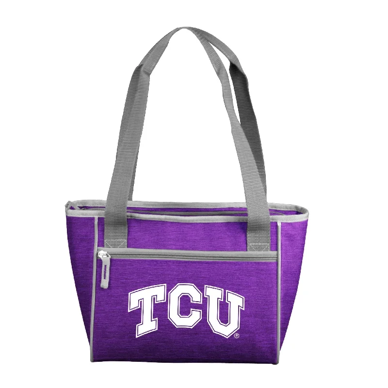 Fashionable Newsboy Caps for Classic Looks-TCU Crosshatch 16 Can Cooler Tote