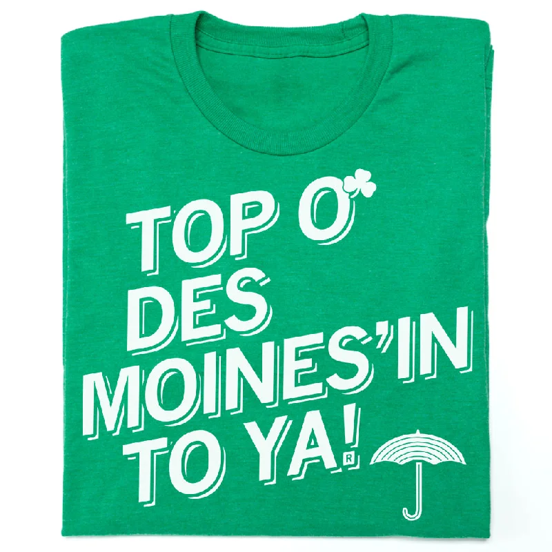 Long Sleeve T-Shirt for Cooler Weather-Top O Des Moines