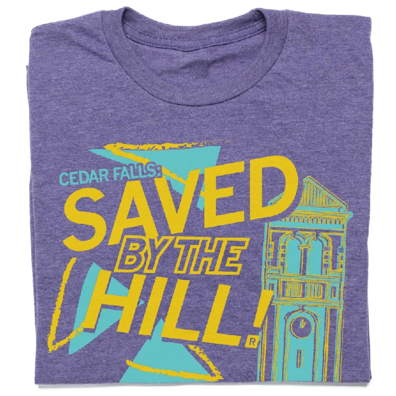 Customizable T-Shirt for Group Events-Cedar Falls: Saved By The Hill