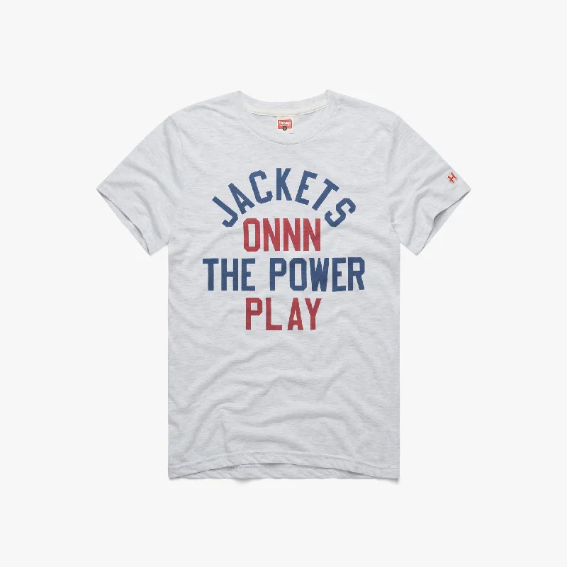 T-Shirt with Neon Colors for Bold Look-Jackets On The Power Play