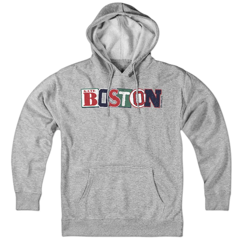 Custom Printed Hoodies for Special Occasions-Boston Baseball Pride Hoodie