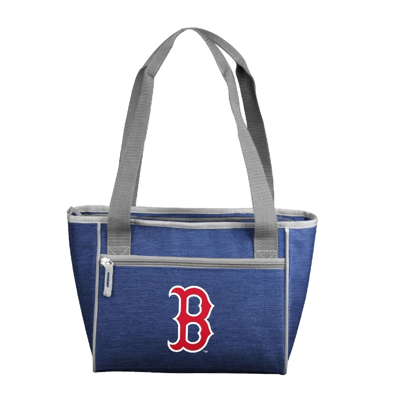 High-Quality Wool Caps for Luxury Fashion-Boston Red Sox Crosshatch 16 Can Cooler Tote