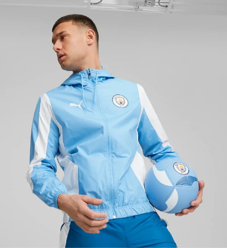 Outdoor Jackets for Hiking and Camping-Men's Manchester City FC Pre-Match Anthem Jacket 2023/24 (77284601)