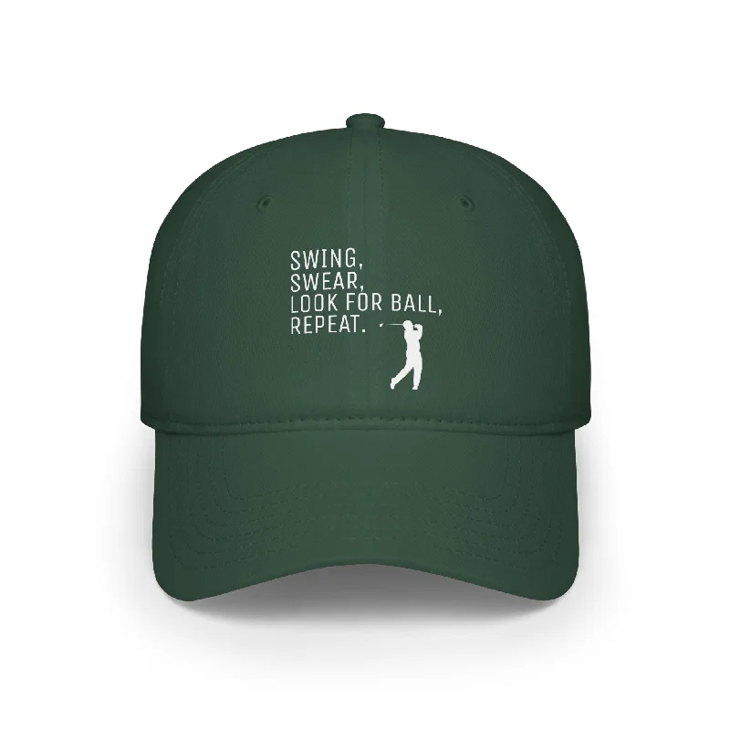 Eco-Friendly Hats Made from Sustainable Materials-Golfer Swing Low Profile Baseball Cap