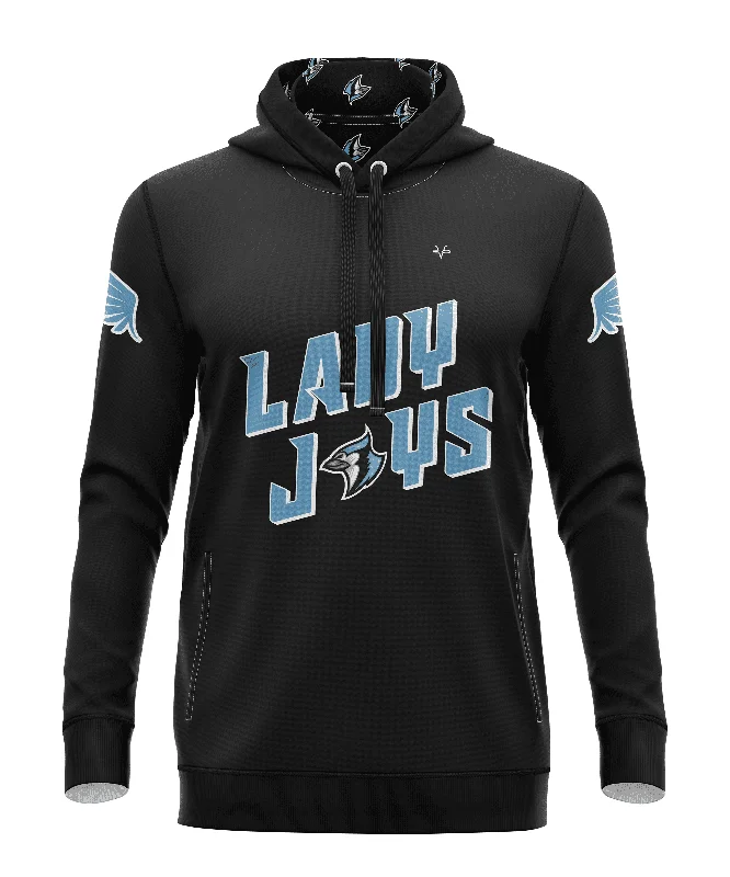 Embroidered Hoodies for Custom Designs-Lady Jays Softball 2022 Hoodie Women