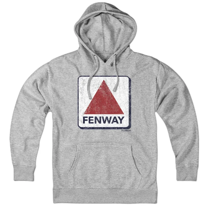 Casual Zip-Up Hoodies for Layering-Fenway Sign Hoodie