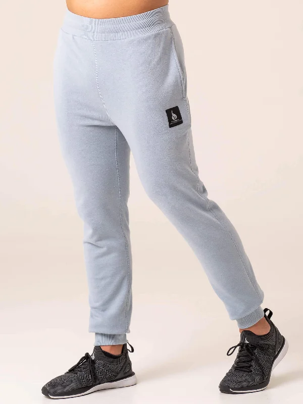 Fashionable Denim Joggers for Casual Wear-Terrain Track Pants - Ice Blue