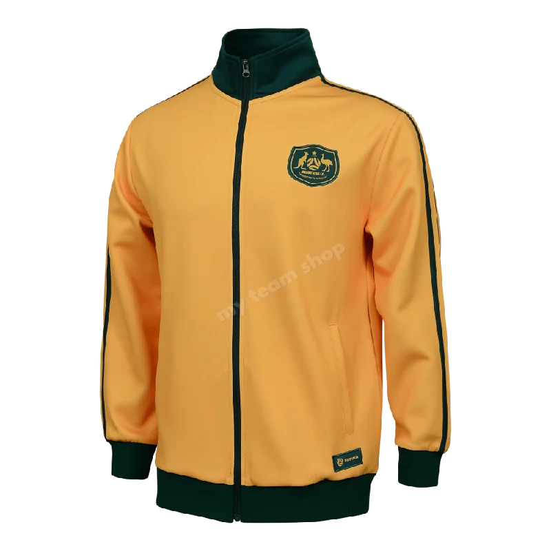 Vintage Leather Jackets for Timeless Style-SOCCEROOS 1974 ANTHEM JACKET