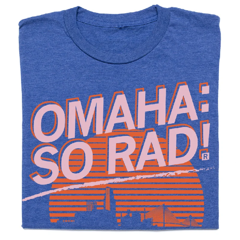 T-Shirt with Fun Illustrations for Creative Style-Omaha: So Rad