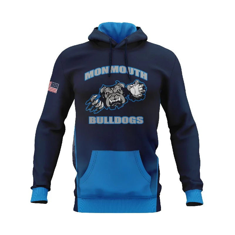 Eco-Friendly Hoodies for Sustainable Fashion-Monmouth Bulldogs Sublimated Hoodie V1