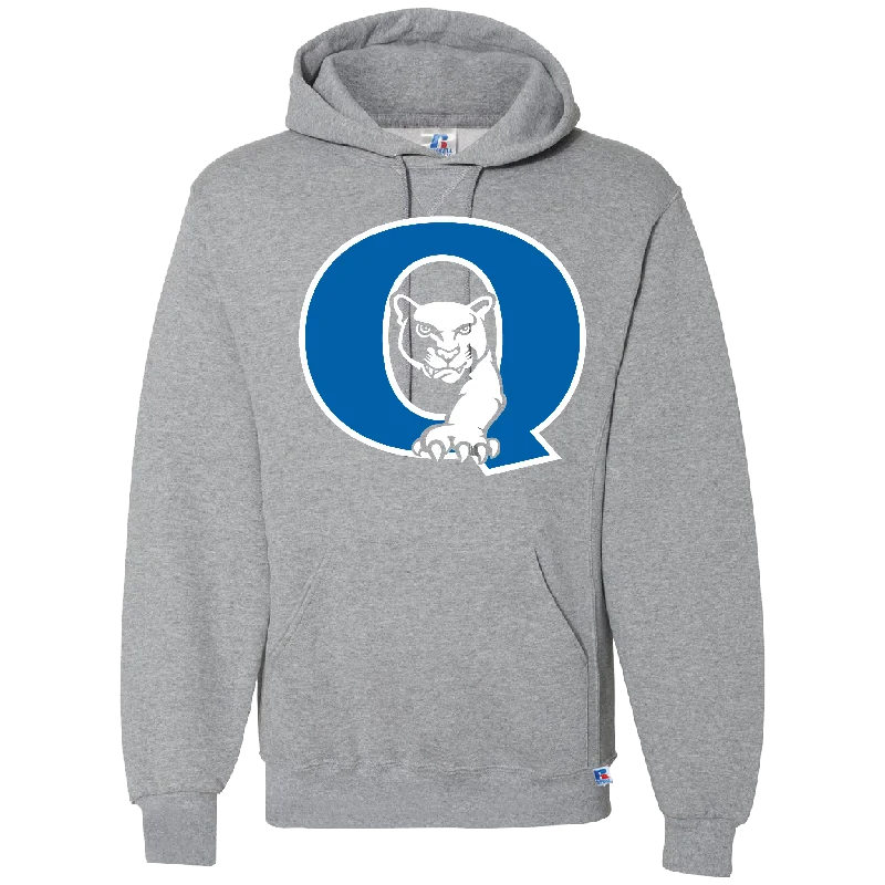 Casual Zip-Up Hoodies for Layering-QUAKERTOWN WRESTLING Screen Printed Hoodie