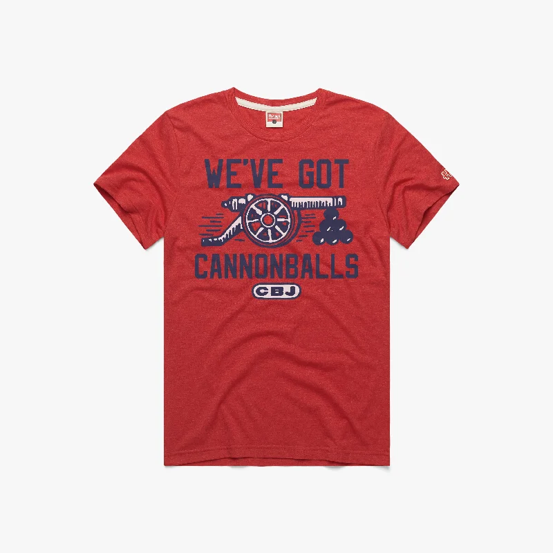 Summer T-Shirt with Light Fabric for Comfort-CBJ We've Got Cannonballs