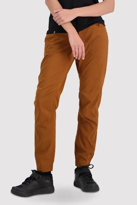 Trendy Wide-Legged Pants for Fashion Lovers-Virage Bike Pants - Copper