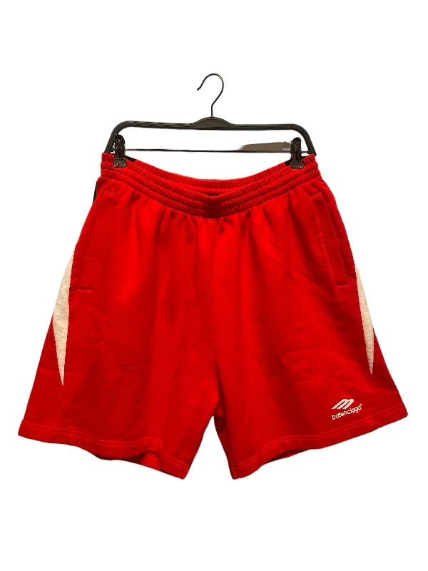 Stretchy Yoga Shorts for Flexibility-BALENCIAGA/Shorts/S/Cotton/RED/