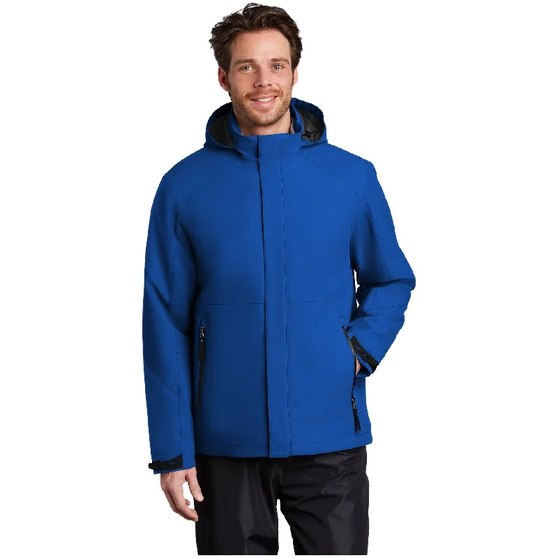 Adjustable Hooded Jackets for Versatility-Port Authority  ®  Insulated Waterproof Tech Jacket J405 - Port Authority J405