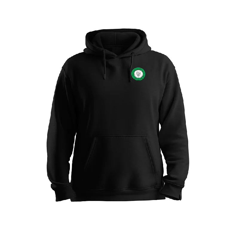 Classic Pullover Hoodies for Simple Style-LB POLY COTTON HOODIE (BLACK)