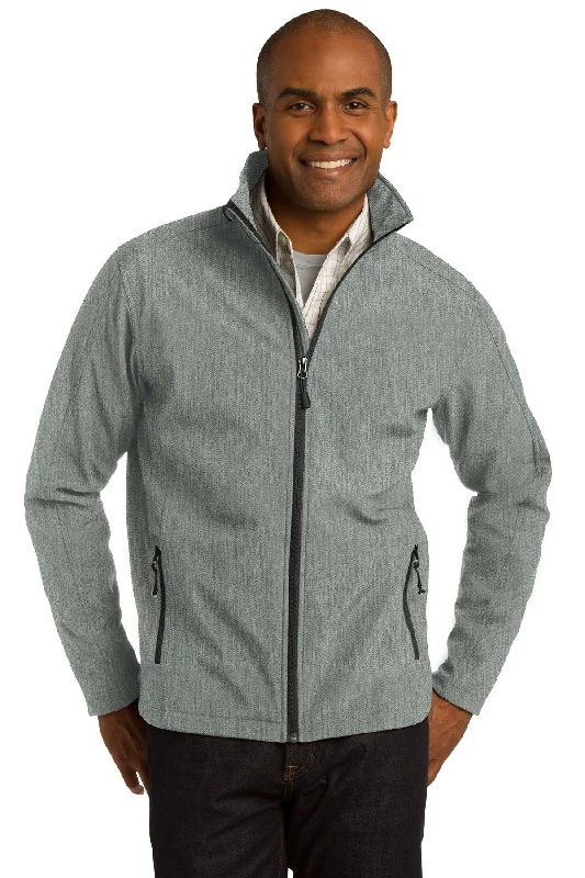 Eco-Friendly Jackets Made from Sustainable Materials-Port Authority ®  Core Soft Shell Jacket. J317 - Pearl Grey Heather - Port Authority J317