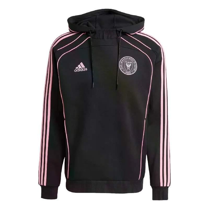 Lightweight Hoodies for Layering Under Jackets-Adidas Inter Miami Travel Hoodie